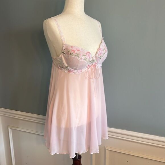 Women’s Large sexy Babydoll Lingerie Vintage Fashion Bug Valentine’s Day teddy - Picture 11 of 13